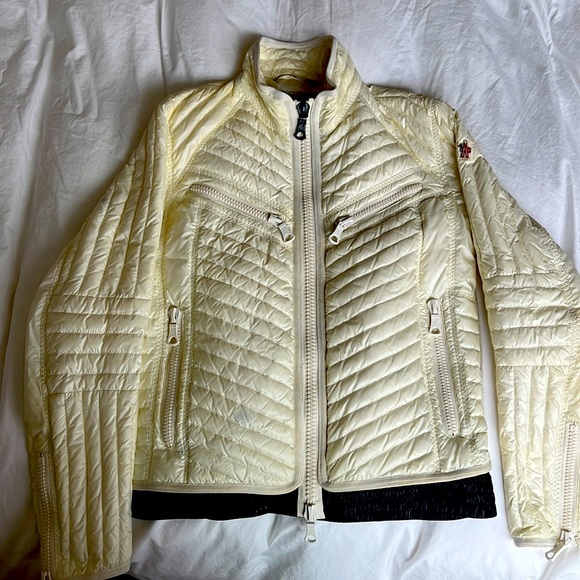 Moncler Grenoble Down Jacket White Vintage Size 3